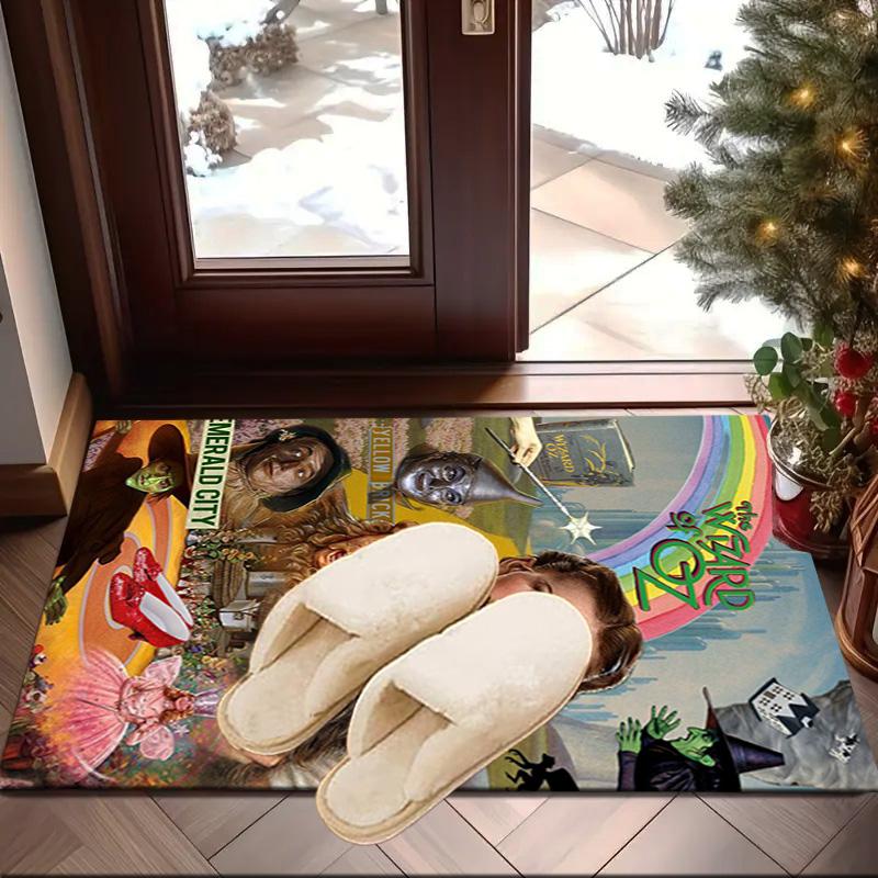 Wonderful Wizard Adventure Carpet, Chair Rug,Rug for Office Bedroom Living Rooms, Doormat Decor Fan Gift Christmas Gift