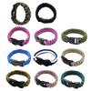 2 Stück Outdoor-Sportarmbänder Paracord-Schnurarmbänder Survival-Handgelenkkette
