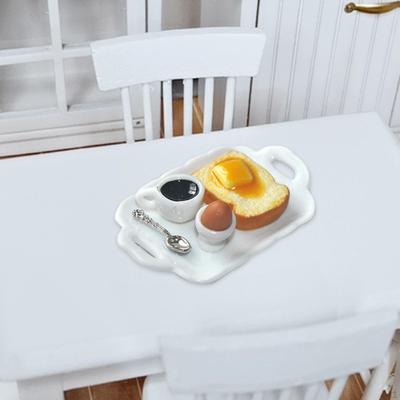 Plate Doll House Accessories Model Birthday Gifts Kids