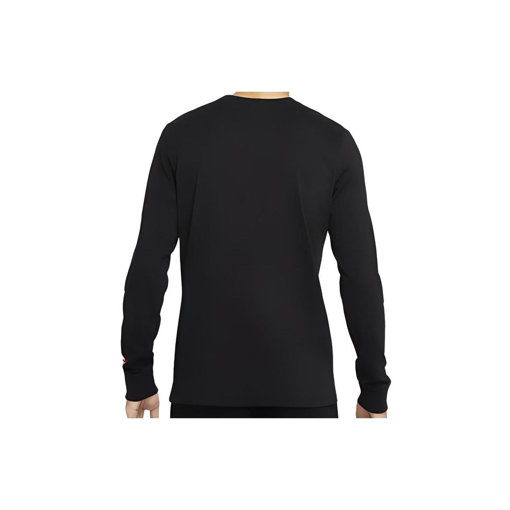Nike Sport Basketball Pullover Long Sleeve T-Shirt Men Tops Black CV1035-010