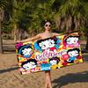 Anime B-Bettys B-Boops Microfiber Beach Towel Absorbent Quick Dry Soft Yoga Swimming Resort Mountain Climbing Towel