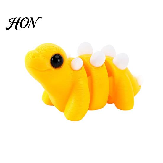Articulated Miniature Figurines 3D Printed Dinosaur Toy, Mini Dino Action Figure, Themed Decor Movable Joints Desktop Decoration, Party Favors