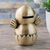 Metal Piggy Bank Creative Metal Crafts Cute Shell Chicken Piggy Bank High-End Children Birthday Money Banks