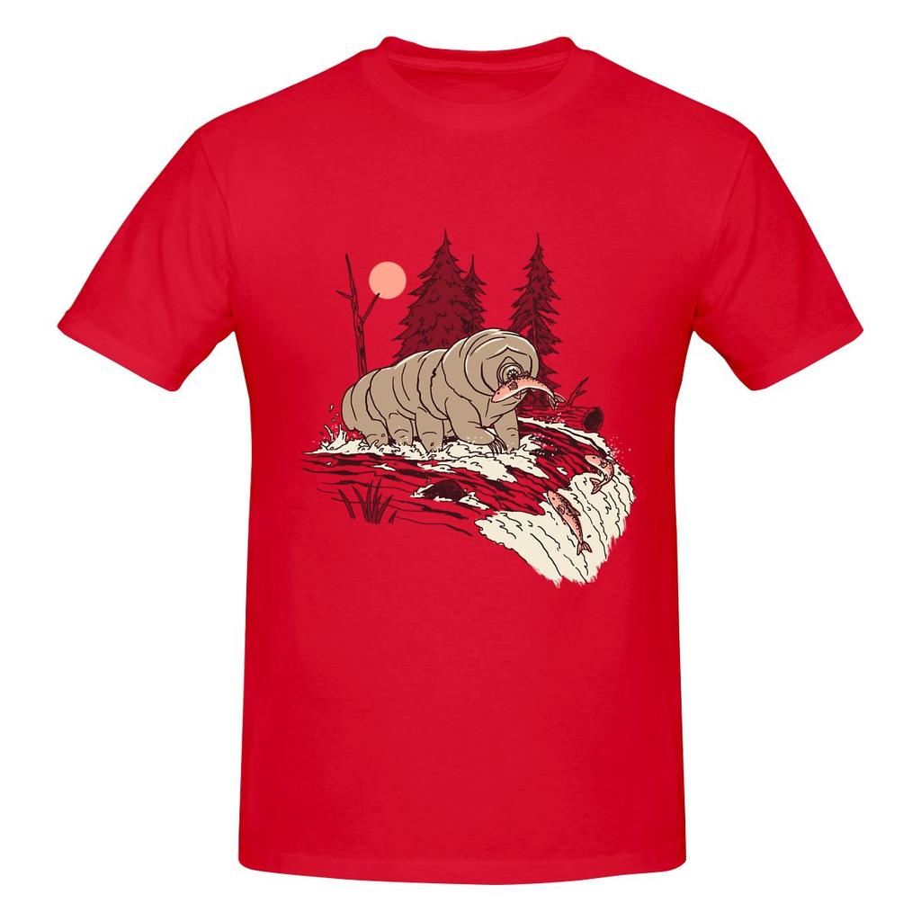 Water Bear Drapey Tshirt Solid Color Minimalism Trendy And Personalized Short Sleeve