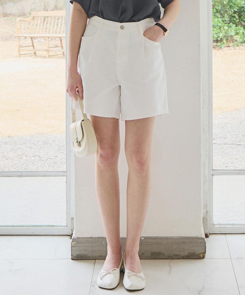 SLOWLOLLI Fade Washing Denim Half Pants_4 Colors