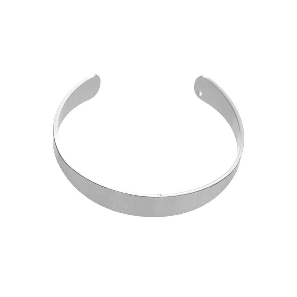 Minimalistyczna Błyszcząca Otwarta Bransoletka: Styl europejsko-amerykański, Wszechstronny i Unikalny Design