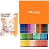 Woomer Colored Pencils 90 Color Set Oil-Based Professional Quality 3.8mm Thick Soft Core High Pigmentation Blending Layering Easy Use Break-Resistant