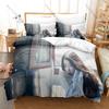 Korean Singer IU Bedding Set, Duvet Cover & 2 Pillowcases, Popular Music Star Design Comfortable Home Bedding Supplies