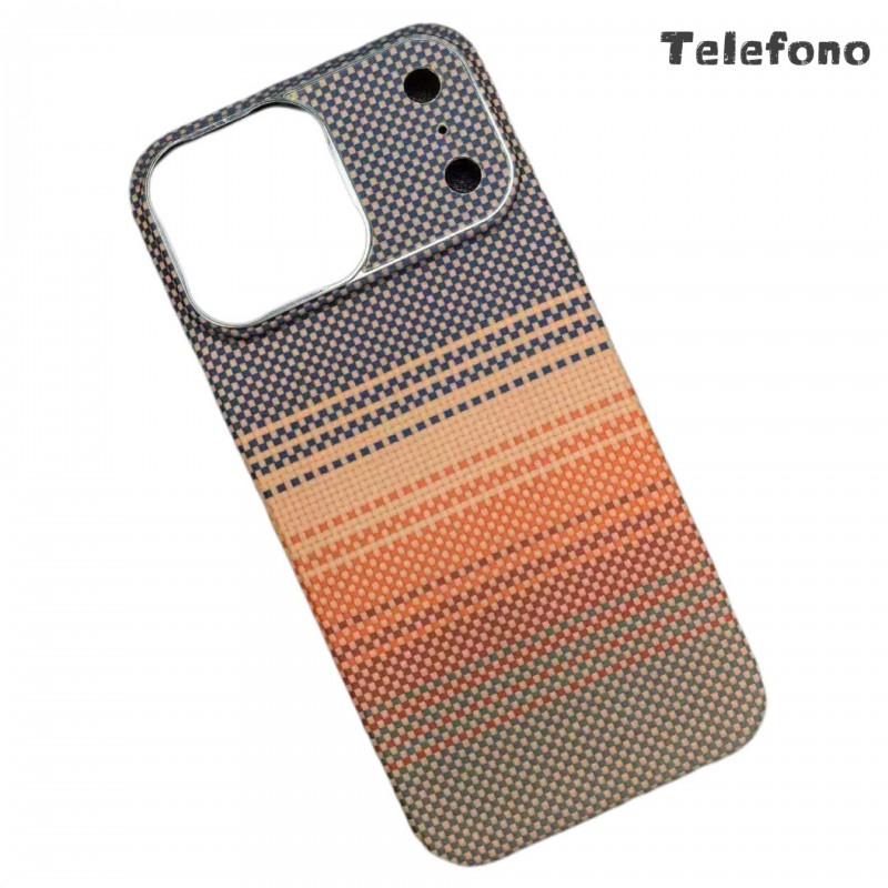 Case IPhone 17/16/15 Pro Max Kevlar Aramid Fiber Shockproof Magnetic Full Protection Cover