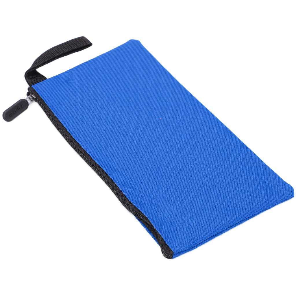 Canvas Tool Bag Durable Waterproof Portable Canvas Zipper Pouch for Items StorageBlue