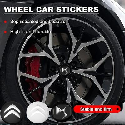 60mm Auto Wiel Naafkap Velgkap Embleem Sticker Voor DS DS4S DS5 5LS DS3 DS4 DS6 DS7 DS9 E-Tense RUBIS SPIRIT WILD