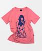 SCULPTOR Distressed Muse Tee Salmon