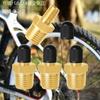 YUENTOEN Filled Tire Air Valve 4 Pcs Car Brass Air Compressor Tank Fill Valve,