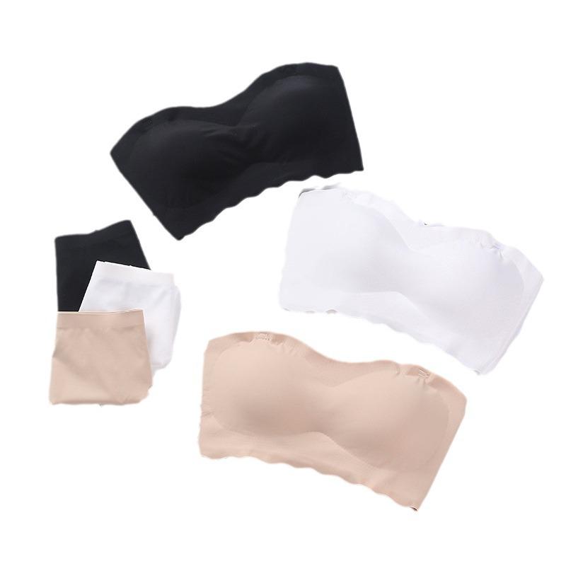 "Top bez ramínek s push-up efektem": Protiskluzové, Bez kostic, Krásný design zad"