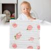 Cotton Baby Burp Cloth Soft and Breathable Newborns Washcloth for Teething Time Gentle Skin Care 30x30cm
