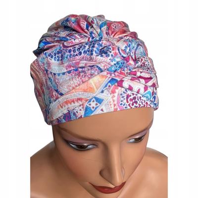 Sara 421 Women' Interwoven Turban Spring Cap Made of Delicate Bamboo