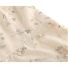 Women's Vintage Neck A Line Dress Sleeveless Floral Embroidered Mesh Overlay Retro Swing Midi Dress for Parties