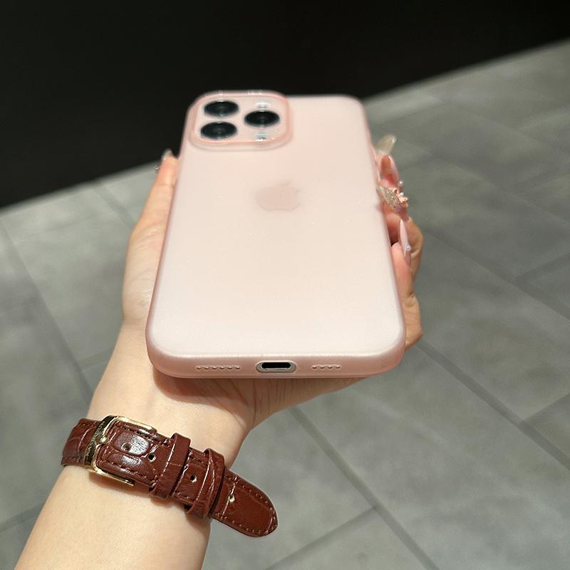 0.3mm Ultra Thin Matte Case For For Iphone 16 15 14 13 12 11 Pro Max Plus Mini Silicone Soft Candy Color Transparent Cover