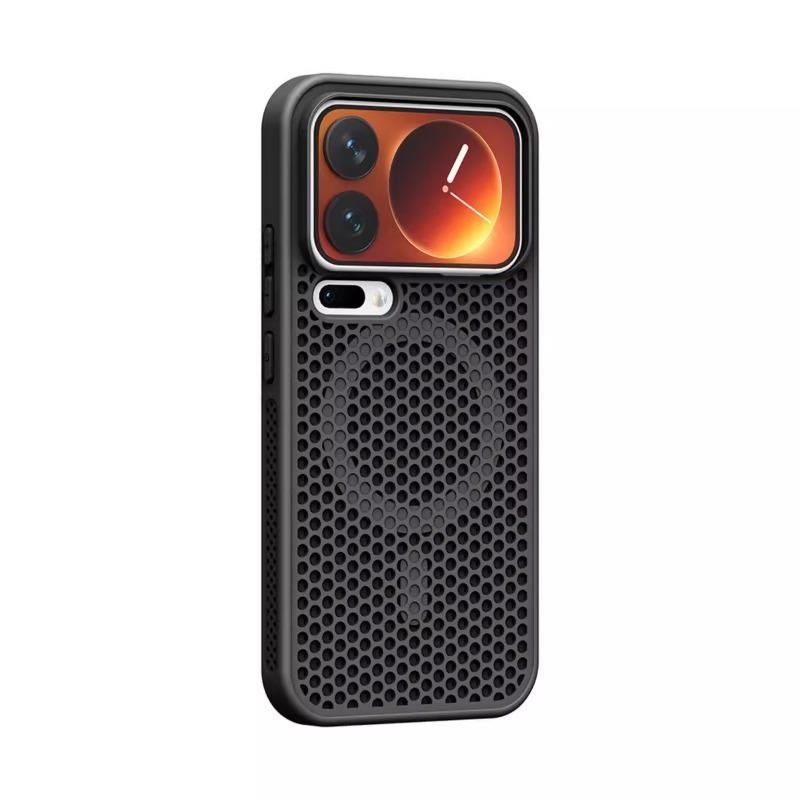 Applicable To Xiaomi 11PROMAX Honeycomb Heat Dissipation Breathable Magnetic Mobile Phone Case Redmi K11 Matte Turbo1MAX Soft
