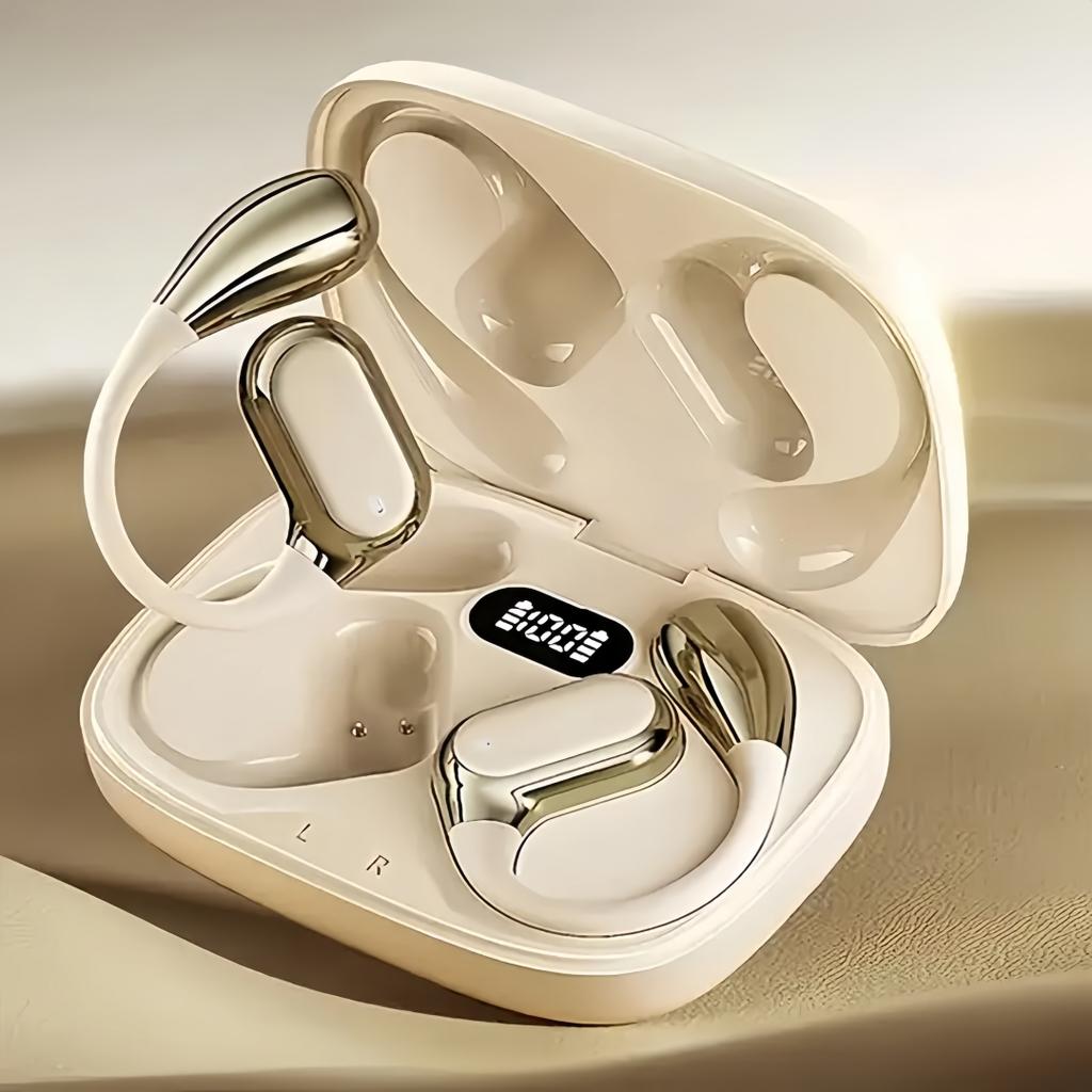 Xiaomi Bezprzewodowe słuchawki douszne Open Ear, Słuchawki Bluetooth, 50 godzin odtwarzania, Słuchawki Stereo z wodoodpornością IPX7 do Fitness