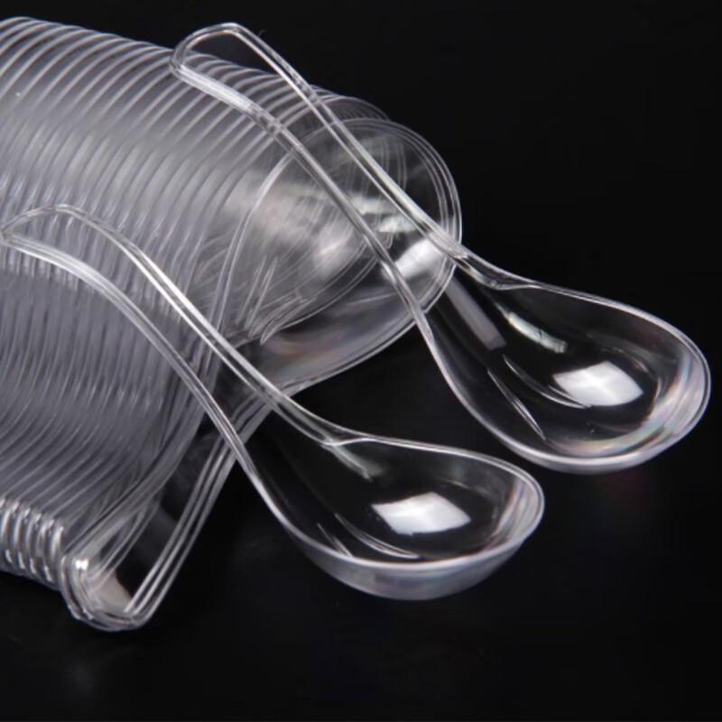 Ming Ling Thickened Plastic Disposable Spoons