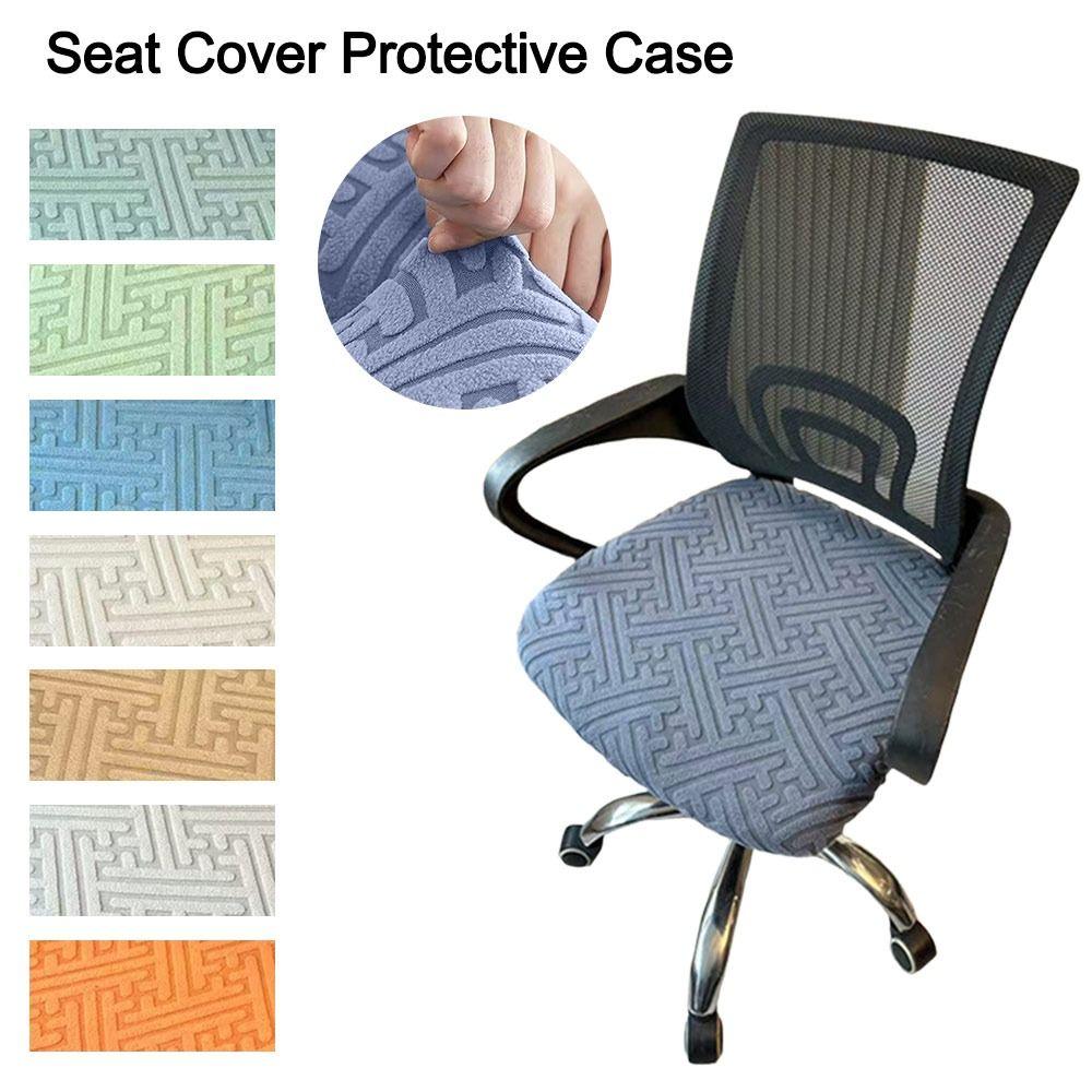 Verdickte Bürostuhlsitzbezüge Universelle Computerstuhlhülle für alle Jahreszeiten