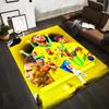 Bodenmatte im brasilianischen Fußball-Design, geeignet als rutschfeste Matte für das Wohnzimmer oder das Schlafzimmer-Sofa