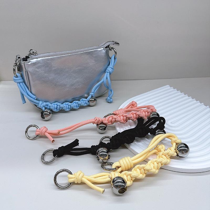 Braided Lanyard Hand Braided Shoulder Strap Bag Accessories Short Hand Strap Bag Shoulder Strap Replacement Bag Accessories