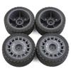 1/10 RC Rally Car Tires On Road Tyres 12mm Hex Plastic Wheels Rims for 1/10 Scale Racing Car Tamiya TT01 TT02 XV01 TA06 PTG2