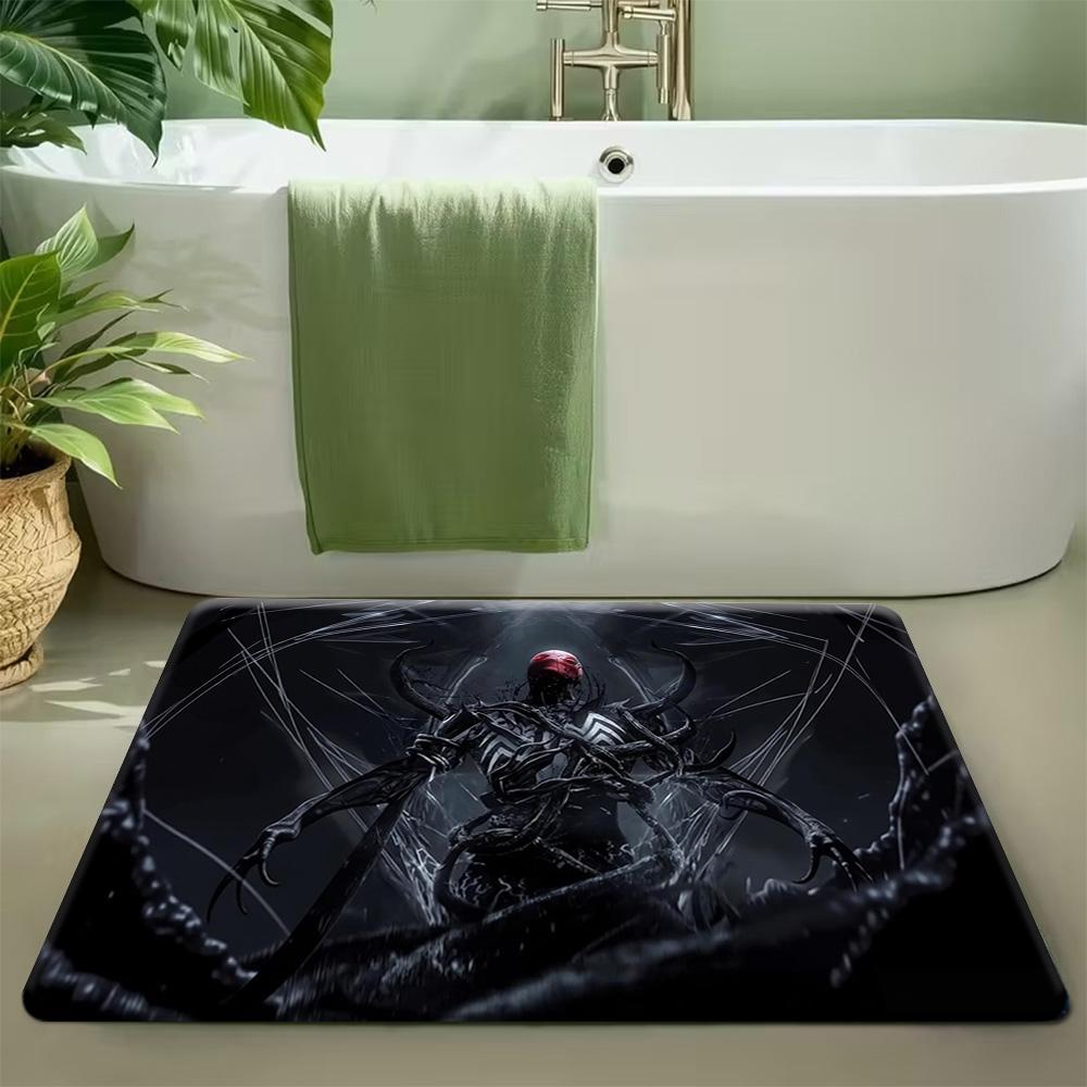 1pc, Floor Mat, Designed with Superhero & Classic  Heroes Theme, Multiple Sizes, Suitable for Living Room, Bathroom, Kitchen, 40x60cm