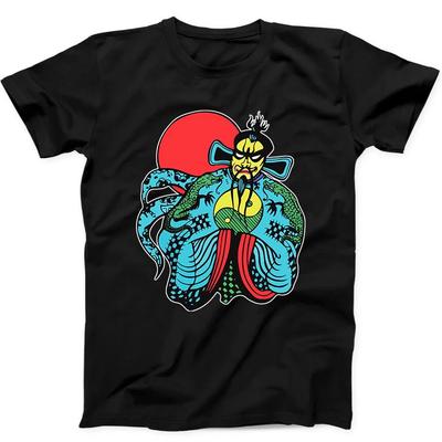 Big Trouble In Little China Fu Manchu Kurt Russell T-shirt Regalo Nera 13