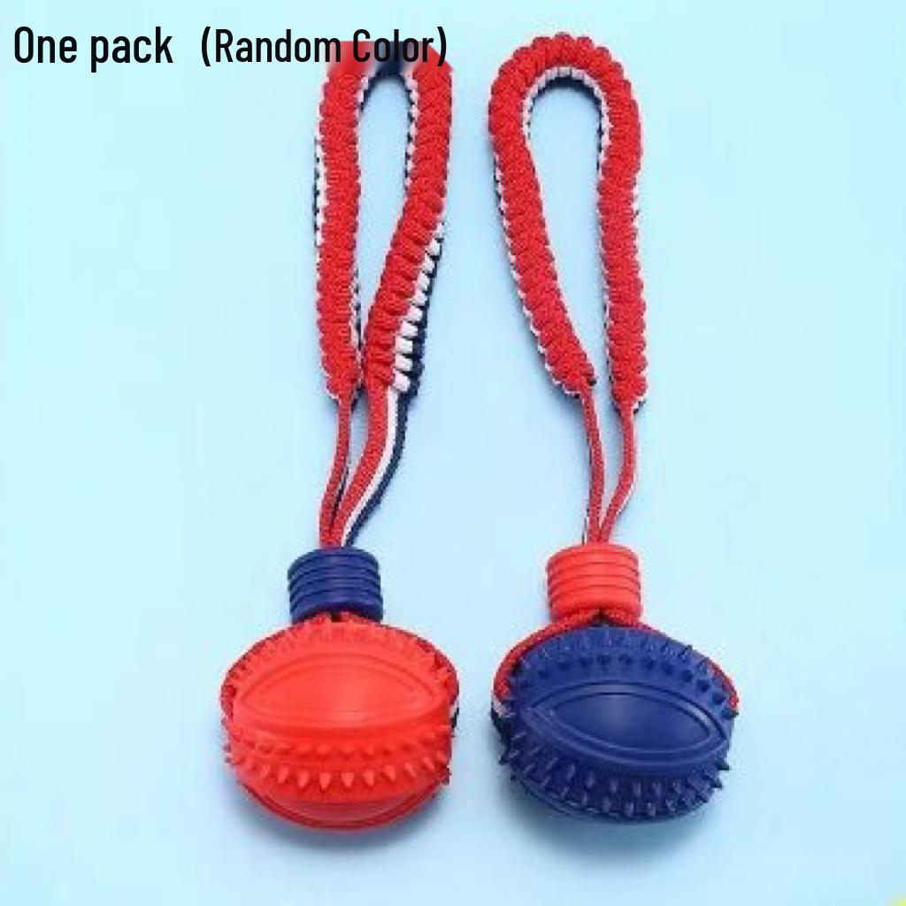 Large Breed Dog Training Ball with Rope – Interactive Toy for Malinois, Golden Retriever, German Shepherd