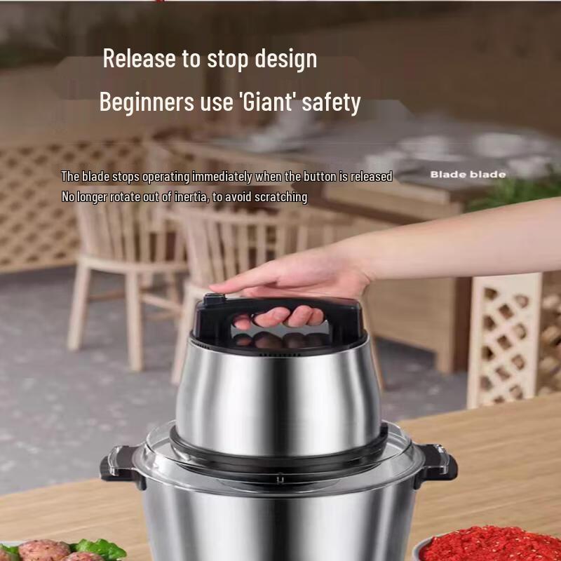 ZISIZ Commercial Electric Meat Grinder & Food Processor