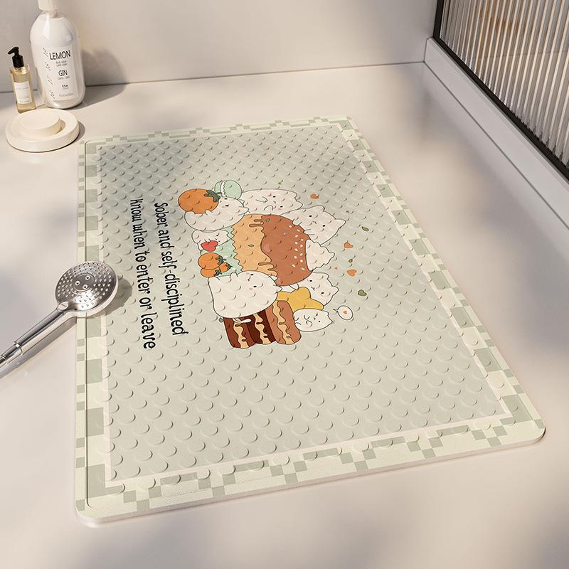 

Коврик для ванной комнаты, противоскользящий для унитаза, детский коврик для душа, противоскользящий коврик с присоской для унитаза, специальный коврик для ног для пожилых людей 40*70cm