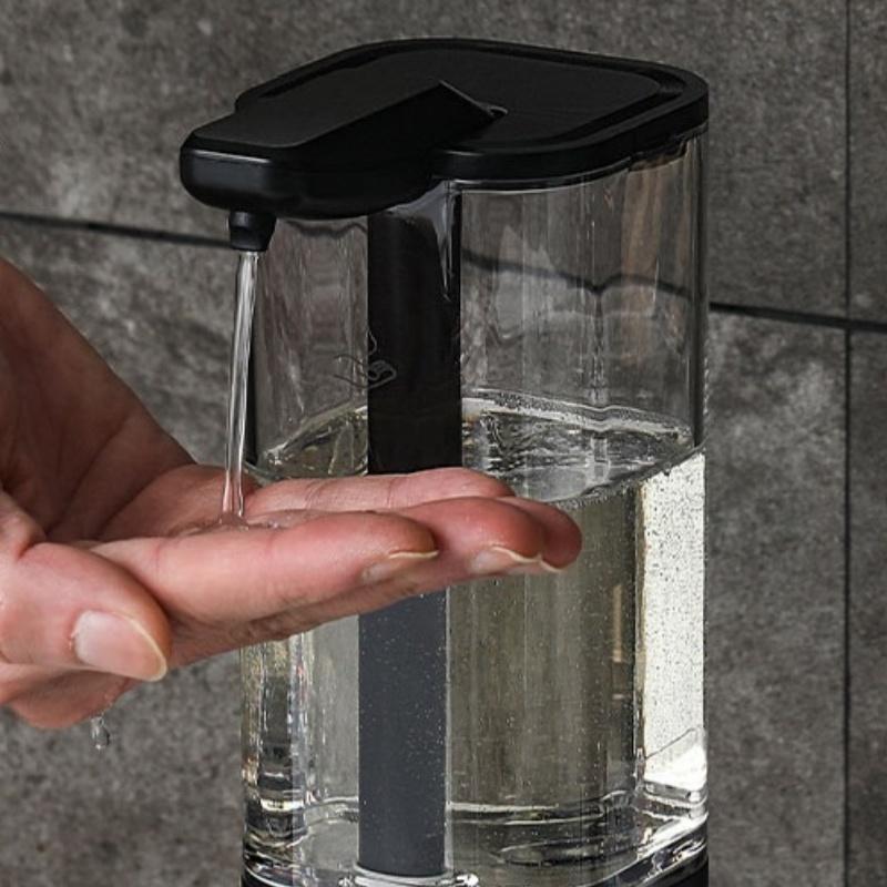 550ml Berührungsloser Automatischer Seifenspender USB Wiederaufladbar Hohe Kapazität Küche Badezimmer Flüssigwaschmittel Handspender