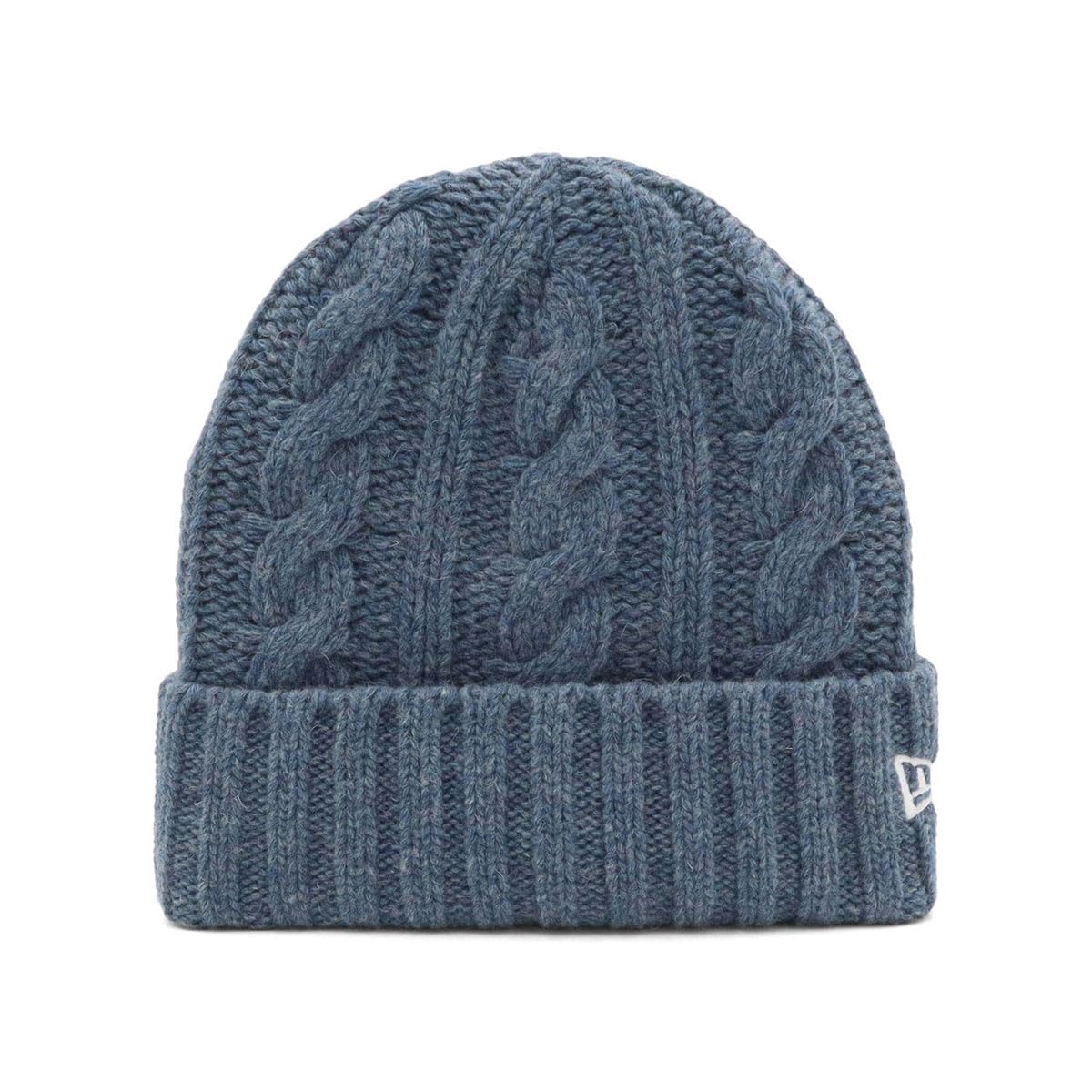 Шапка-бини крупной вязки с отворотом Цвет: Сланцевый FREE LG CUFF WB KNIT SLA [New Era]