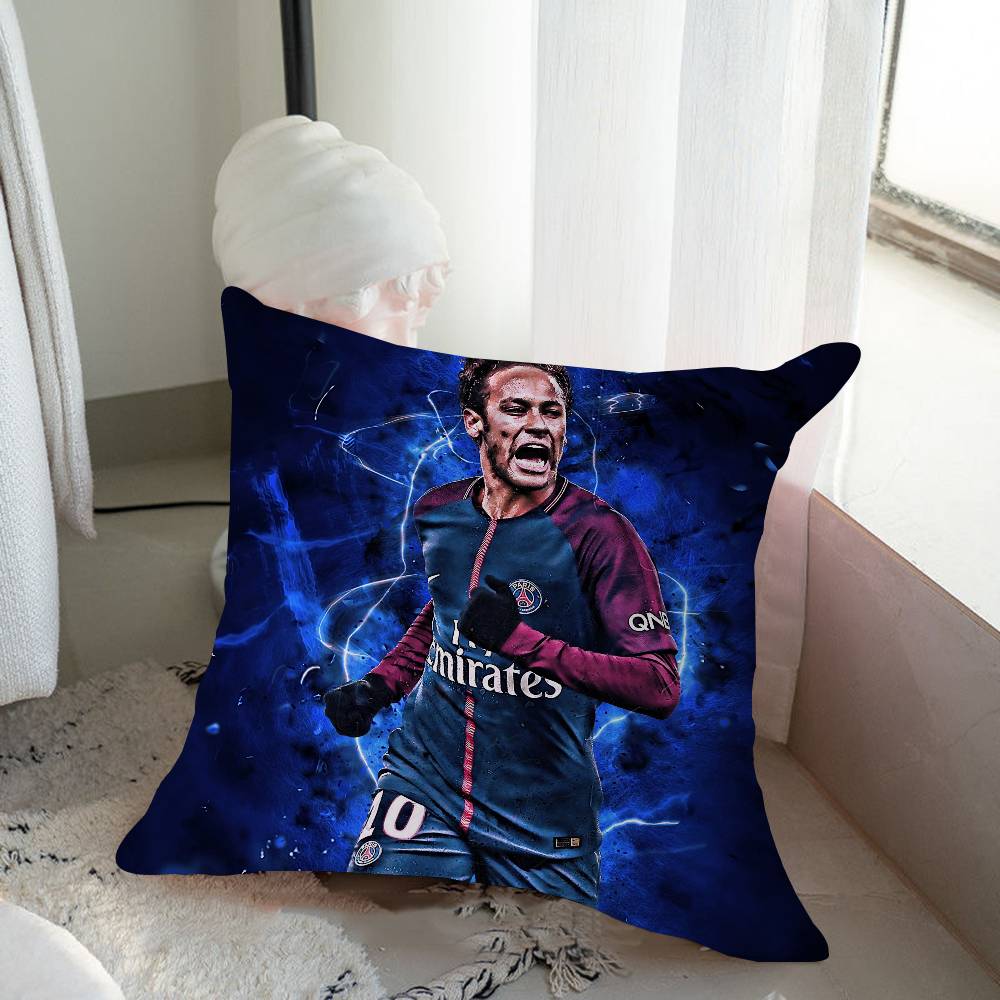 Football N-Neymar Personalized Pillow Cover Kids Bedroom Wild Party Decor Pillowcase Kid Birthday Shower Gift