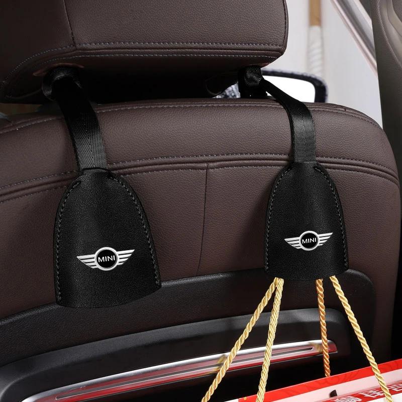 Portable Multifunction Car Seat Headrest Hook Multi-Function For BMW Mini Cooper F54 F55 F56 R56 R60 SONE Roadster Clubman Coupe