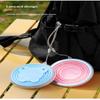 180Ml Portable Silicone Folding Water Cup Heat Resistant Foldable Mug With Lid For Outdoor Travel Drinking