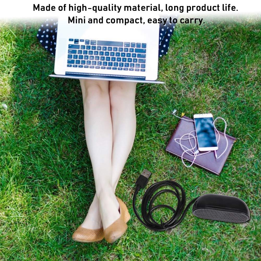 Computer Speaker Soundbox Mini Portable USB Sound Card Decoder Small Compatible Lightweight Pure Sound Quality USB Interface Omnidirectional Sound