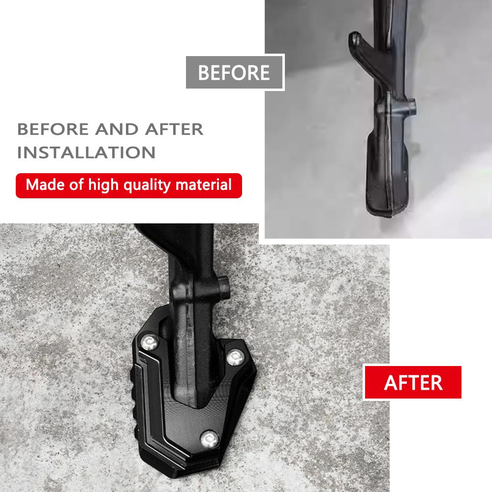 For BMW R1300GS ADVENTURE R1300 GS ADV R1300GS 2024-2026Motorcycle Foot Side Stand Kickstand Enlarger Plate Auxiliary Foot Pedal