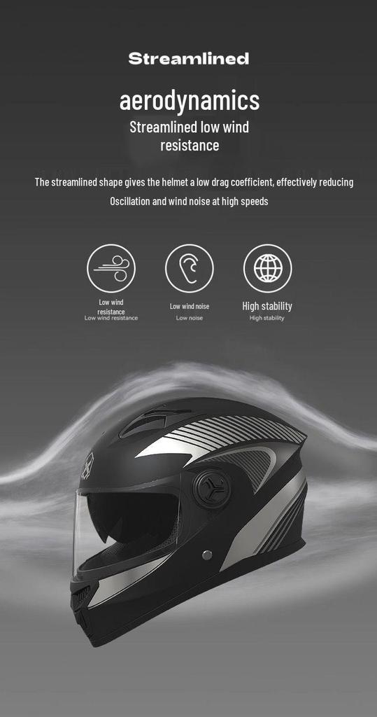 Double-Sided Mirror Electric Motorcycle Full-Face Helmet Unisex, Universal Summer Half Helmet