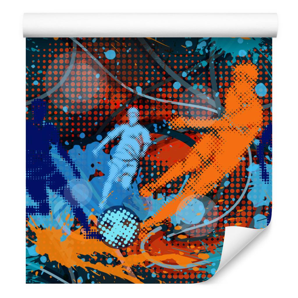 Painted football wallpaper for living room and bedroom 50x1000