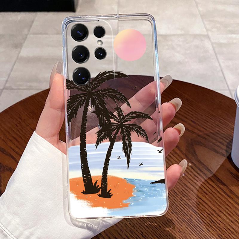 For Samsung Galaxy S26 Ultra S26+ Cases Clear Silicone Soft TPU Cover For Samsung S26 Plus Cute Rabbit Cat Dinasaur Phone Case