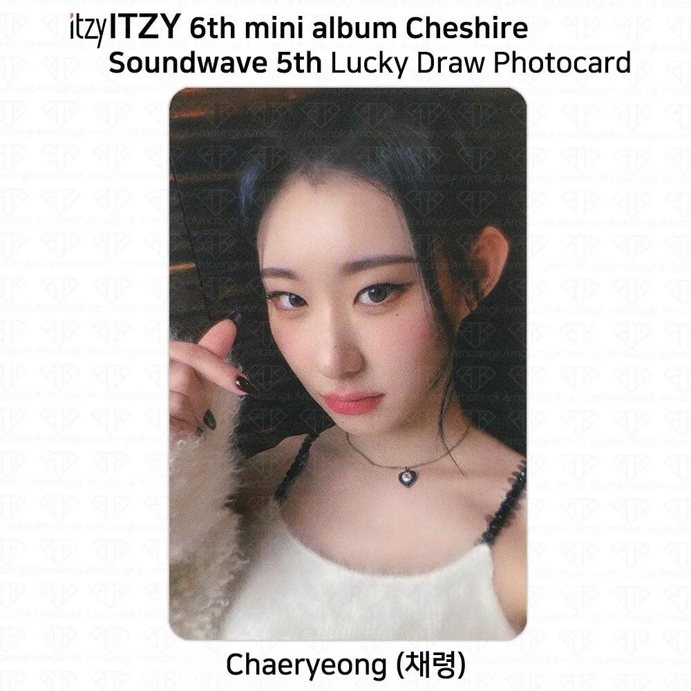 

ITZY 6-й мини-альбом Cheshire Soundwave 5-я версия фотокарточки с лотереей при удачном розыгрыше Chaeryeong - Benefit
