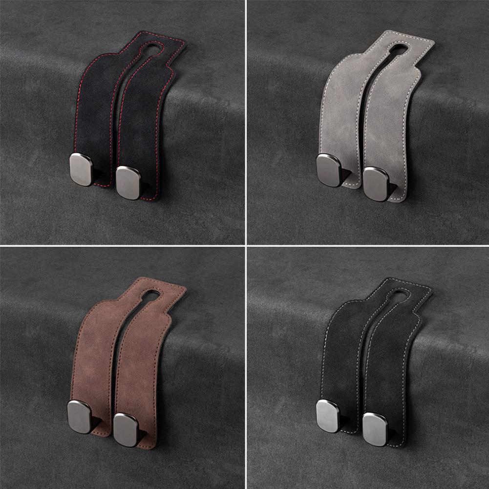 Car Hook Rear Seat Back Hooks Headrest Hanger Clip Double Hooks Holder Storage Car Interior Accessories