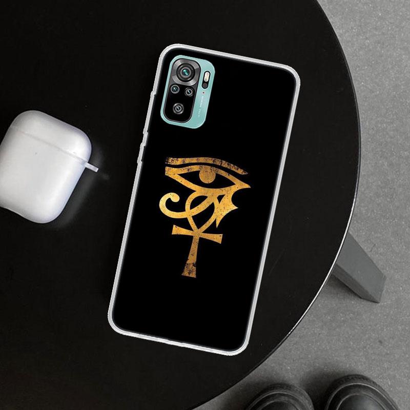 Sacred Eye of Horus Egypt Fresco Phone Case Cover for Xiaomi Redmi Note 15 14 13 12 11 Pro Plus 14S 12S 11S 11T 11E 10S 10 Custo