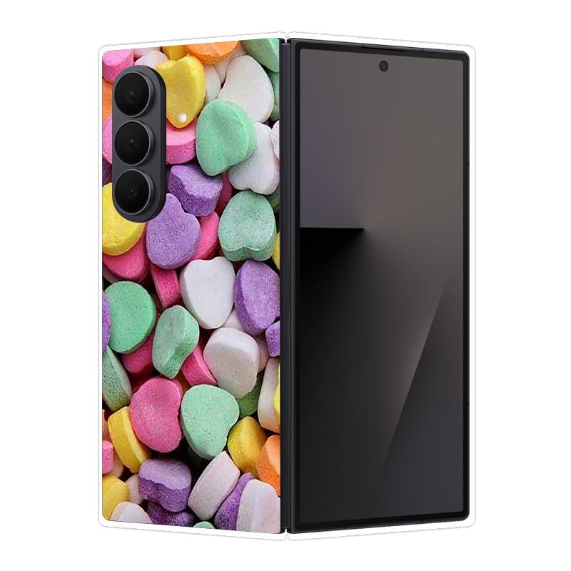 Etui Do Samsung Galaxy Z Fold 7 Przezroczyste Twarde Składane Luksusowe Malowane Do Samsung Galaxy Z Fold7 Clear Cover ZFold 7 Fundas