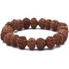 7 Mukhi Rudraksha Bracelet for Positivity & Growth, Natural Original Rudraksha Beads, Unisex Bracelet for Men & Womenen