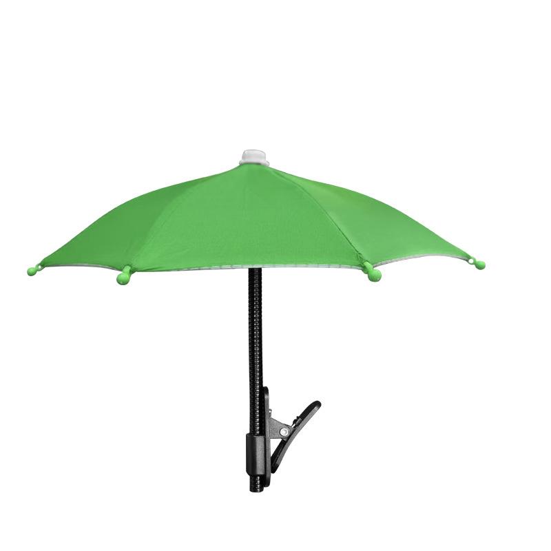 1Pc Metal Hose Can Bending Cell Phone Umbrella Holder With Clip For Sun Shade Cell Phone Sun Protection Shelter From Rain